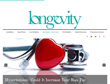 Tablet Screenshot of longevitylive.com